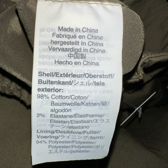 J CREW Olive Green Wrap-Tie Jumpsuit Stretch Paplin Size 2 - Picture 8 of 8